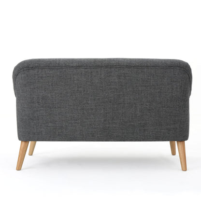 Gray Fabric Loveseat - 50.75" Two Seater