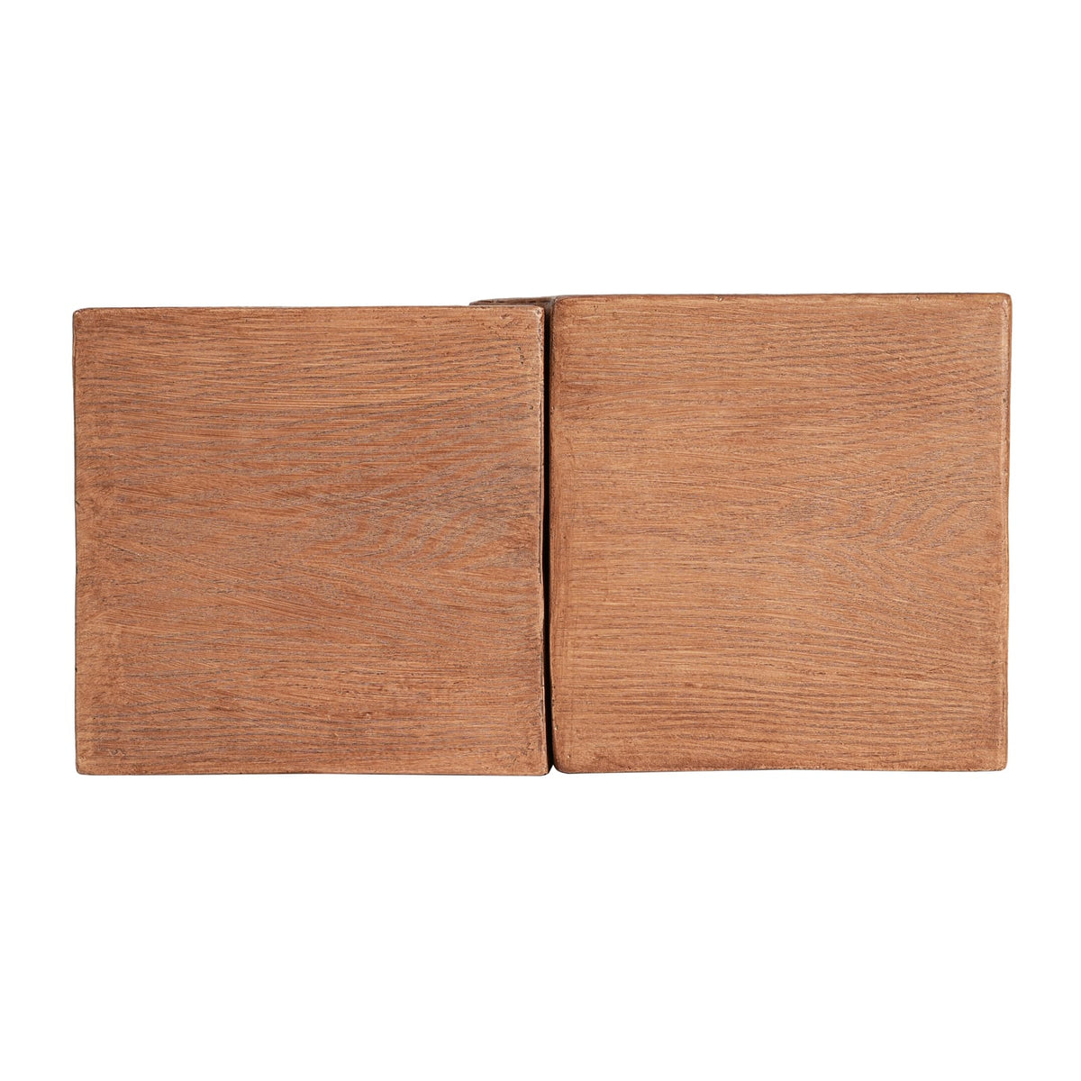 Natural Magnesium Oxide Outdoor Side Tables - Set of 2