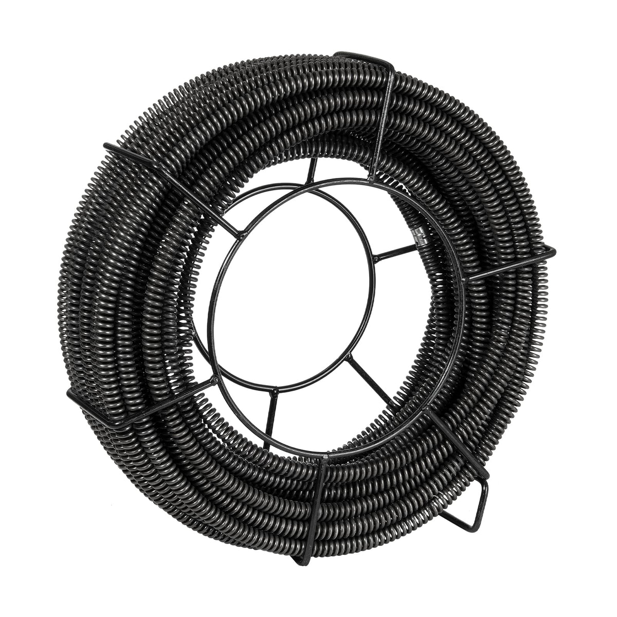 100FT Metal Drain Cleaning Cable with 7 Cutters for Sink and Toilet