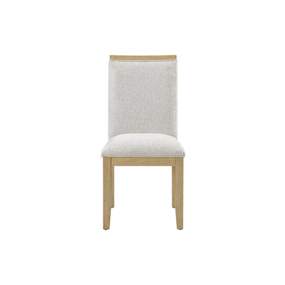 MORGAN Dining 6PC Table, Chair & Bench Set - Natural Finish