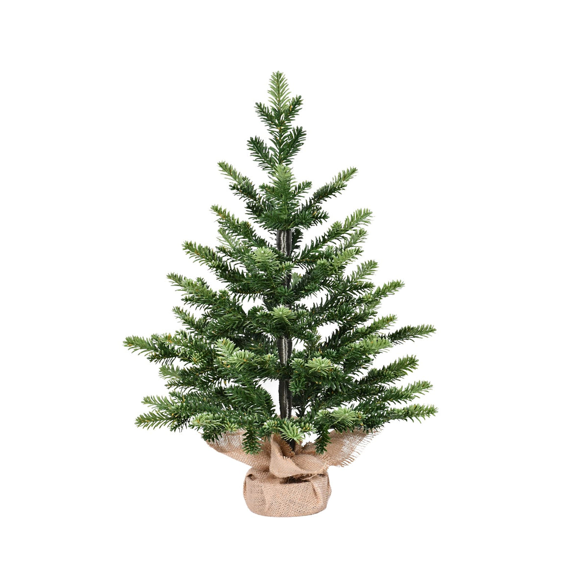 Mini Green PE Tabletop Christmas Tree for Small Dorm or Entryway Decor