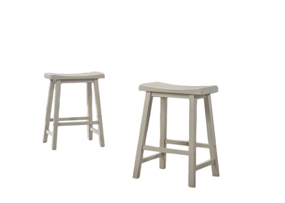 Light Gray Dining Table with Storage - 47" Counter Height for Dining Room