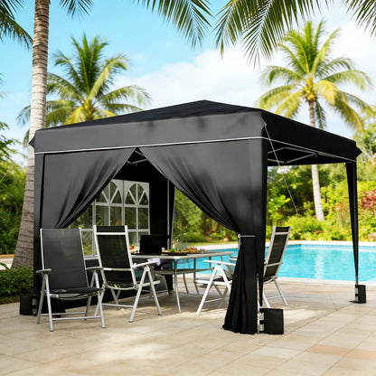 10x10 Pop Up Canopy Tent for Poolside or Garden Shade