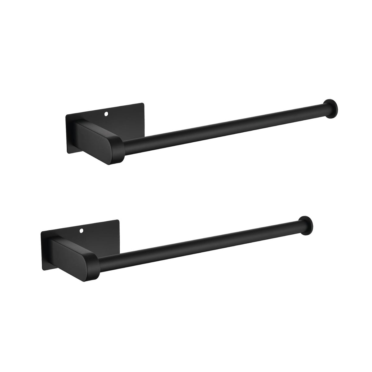 Stainless Steel Paper Towel Holder - Matte Black Wall Mount