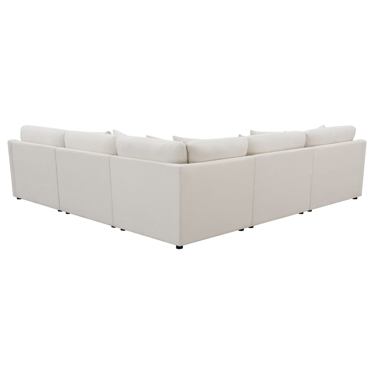 Greeley Ivory 6-Piece Upholstered Modular Sectional Sofa