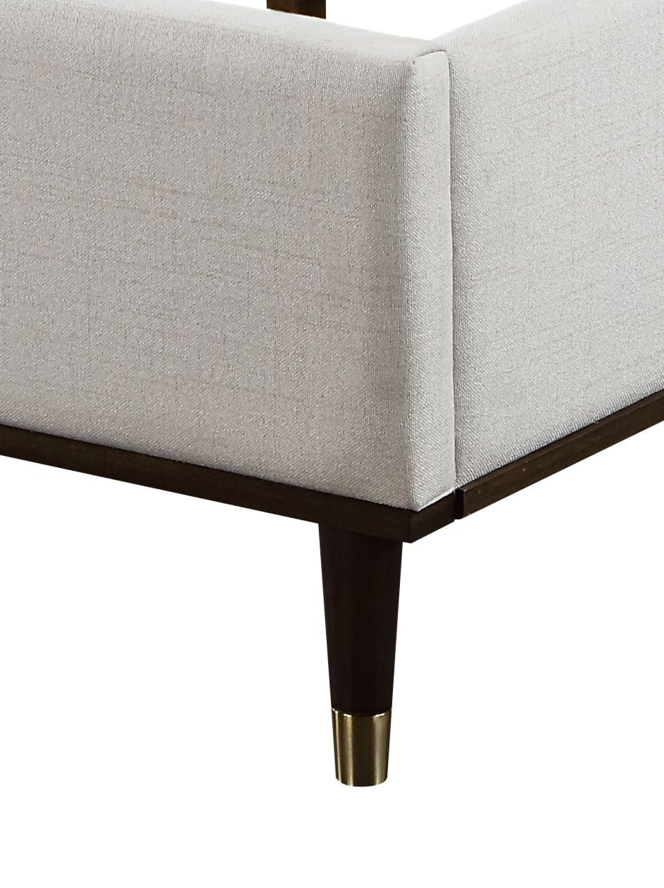 Carena Light Gray Fabric Finish E. King Bed - Comfortable & Stylish Bedroom