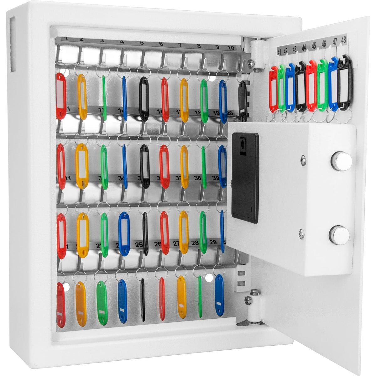 Digital Keypad Wall Safe - 48 Key Storage for Home Office