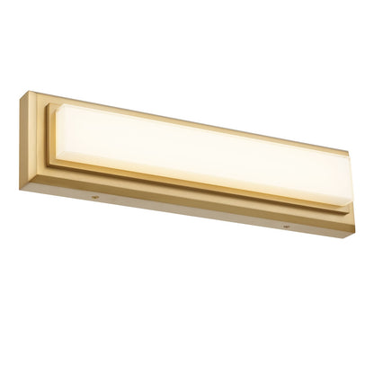 Antique Brass Steel LED Light Bar for Bathroom Vanity Storage