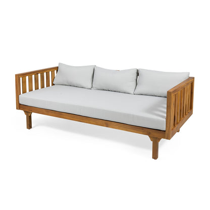 Teak Wood Patio Daybed for Garden & Poolside Seating