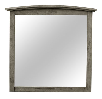 Gray Farmhouse Vanity Mirror - 37" x 2" Particle Board