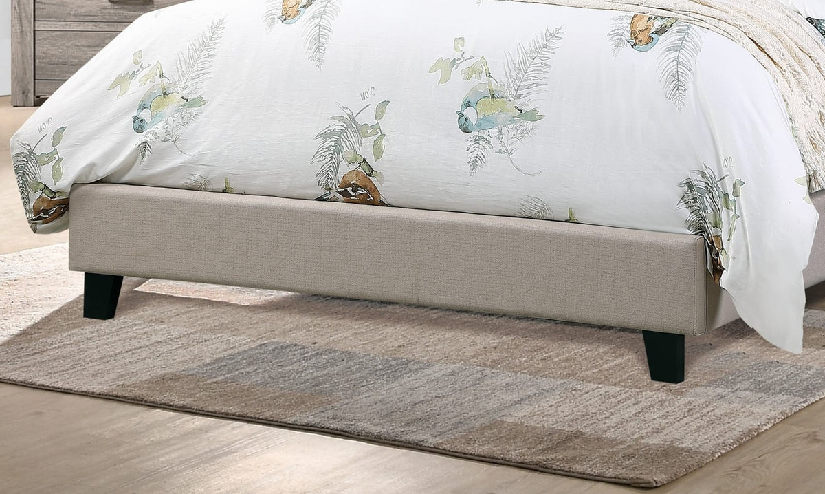 Queen Size Light Brown Wood Bed Frame