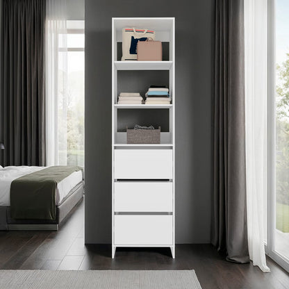 White 84" Wide Dresser - Engineered Wood