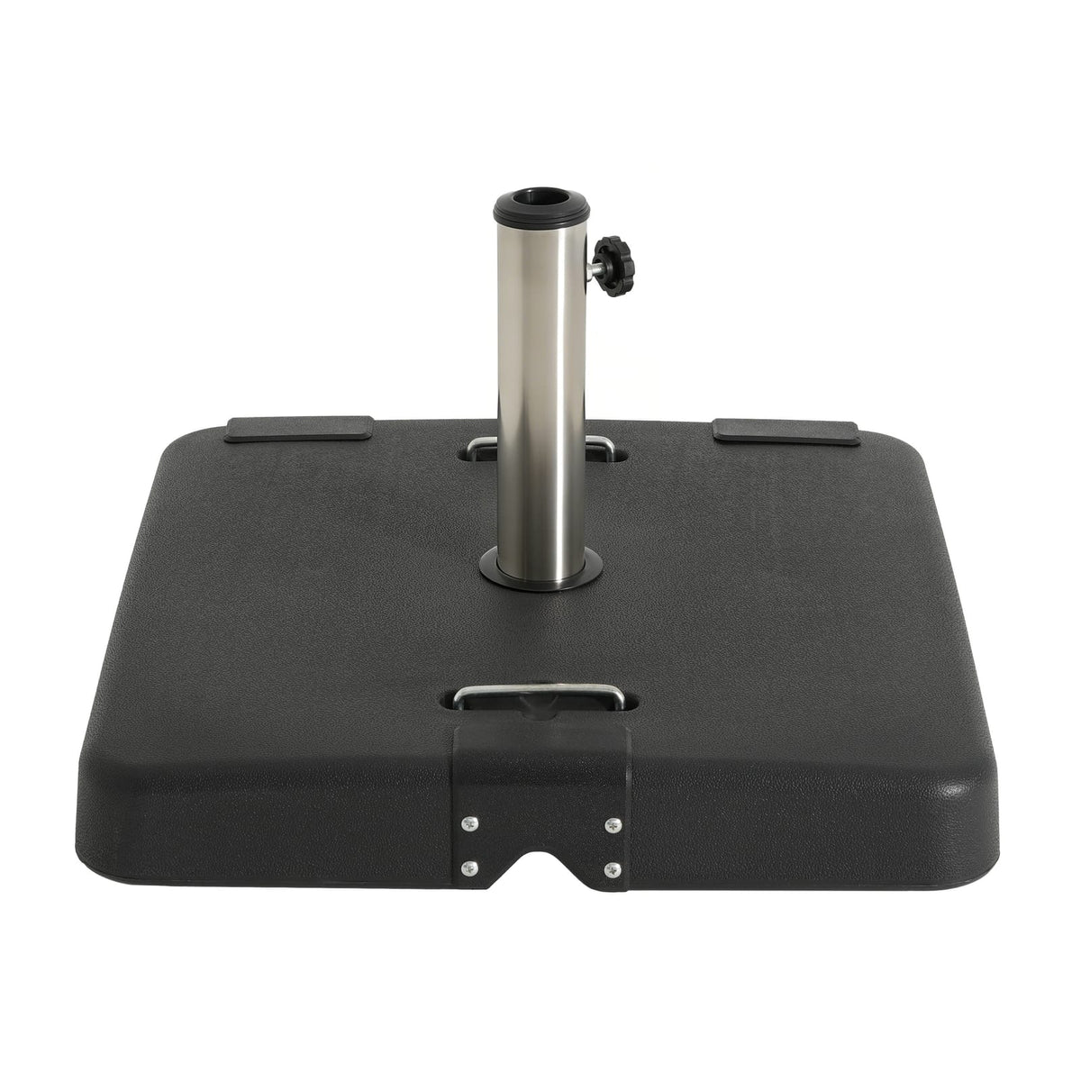 Malden Outdoor Umbrella Base - Black Concrete Resin