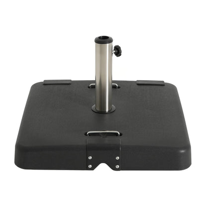 Malden Outdoor Umbrella Base - Black Concrete Resin