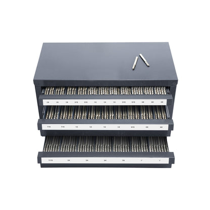 Gray Steel End Mill Cabinet - 3 Drawer Organizer