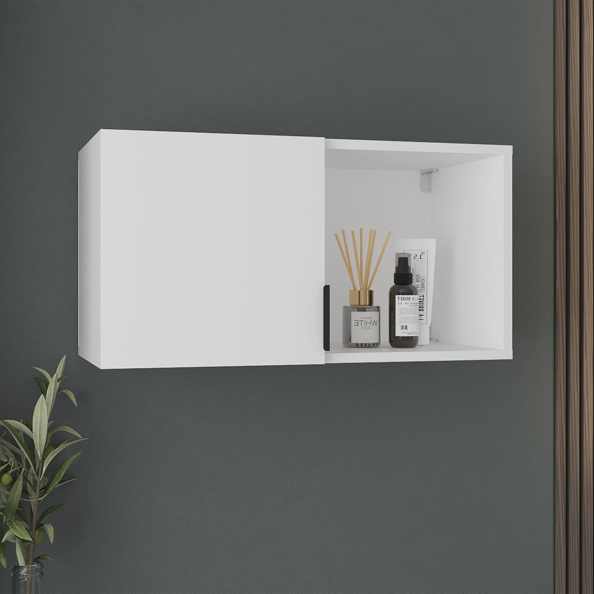 Medicine Cabinet with Mirror and Shelves - Modern Bathroom Storage