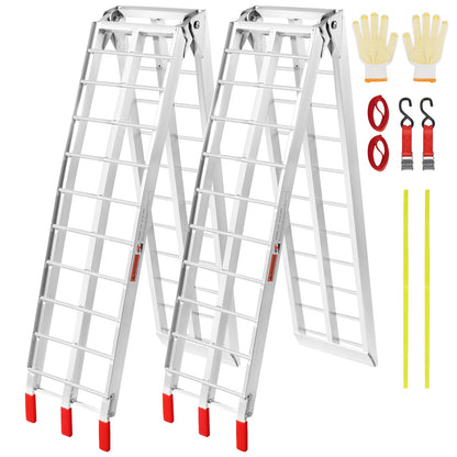 2-Piece Aluminum Loading Ramps - 1500 LBS Capacity