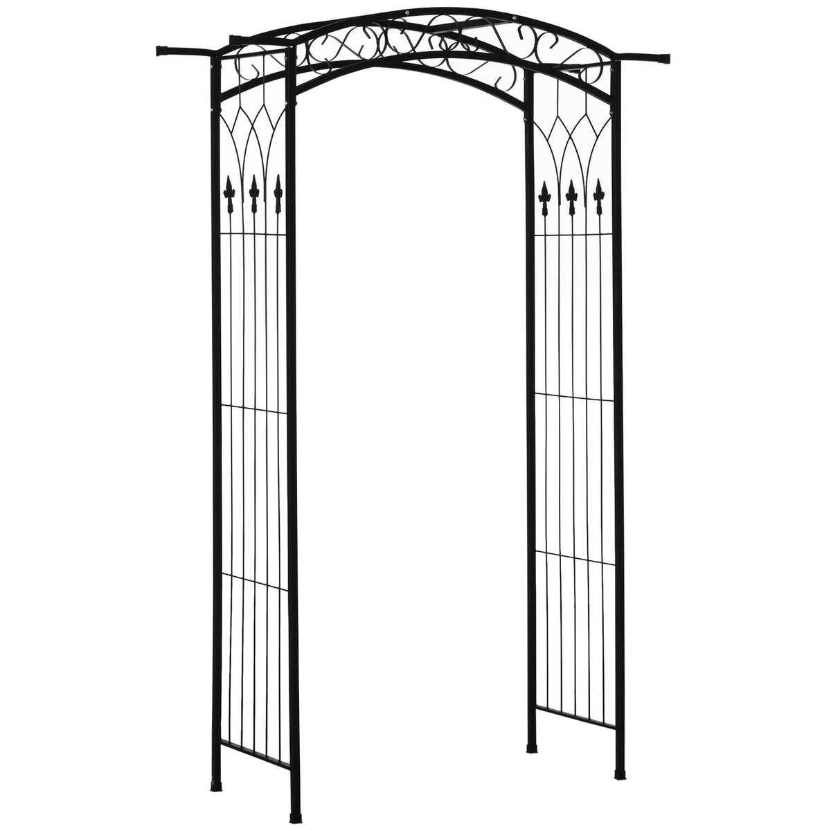 7 Ft Outdoor Garden Arbor - Wedding Arch Trellis