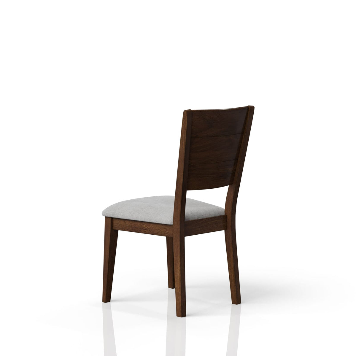 Mid-Century Modern Dining Chairs - Set of 2, Cherry Wood