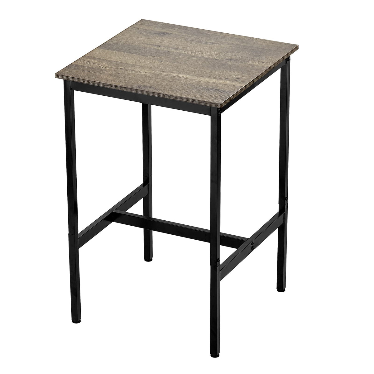 Black Natural Bar Table Height Pub Table