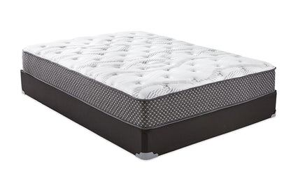 Full Size Foam Spring Mattress - Black White for Bedroom