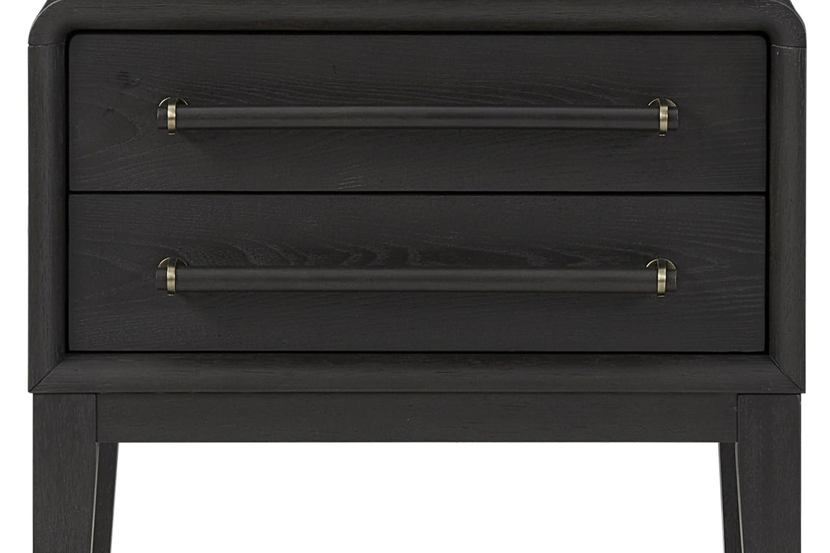 Small Nightstand - Peppercorn Finish | Solid Wood MDF