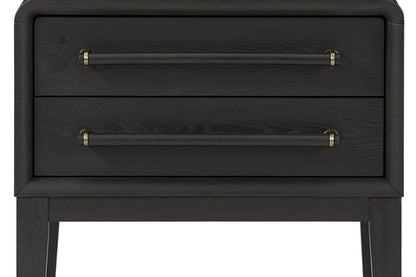 Small Nightstand - Peppercorn Finish | Solid Wood MDF