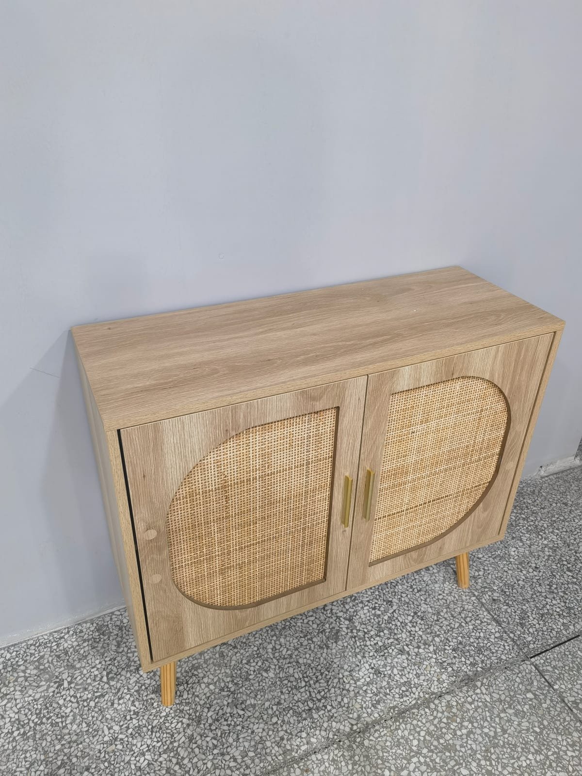 Black Buffet Cabinet with Storage - Hallway & Entry Sideboard