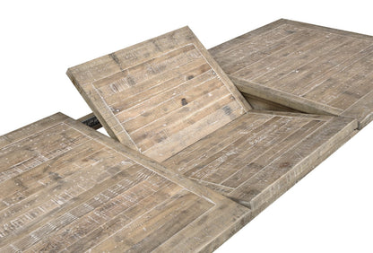 Taupe Rectangular Dining Table with Leaf - 80" x 42"