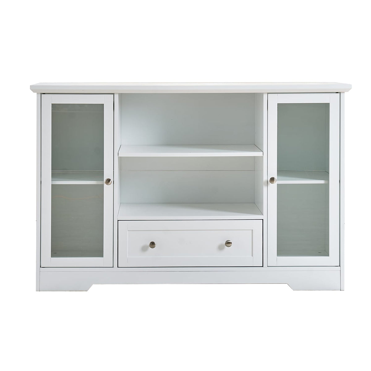 White Oak Storage Sideboard for Kitchen or Dining Room, 51" Wide