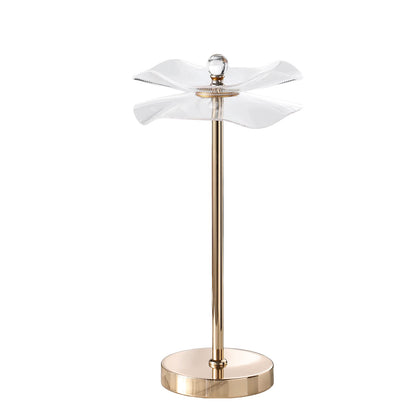 Led Acrylic Copper Gold Luminaire Table Lamp - Modern Bedroom Nightstand Desk Lamp