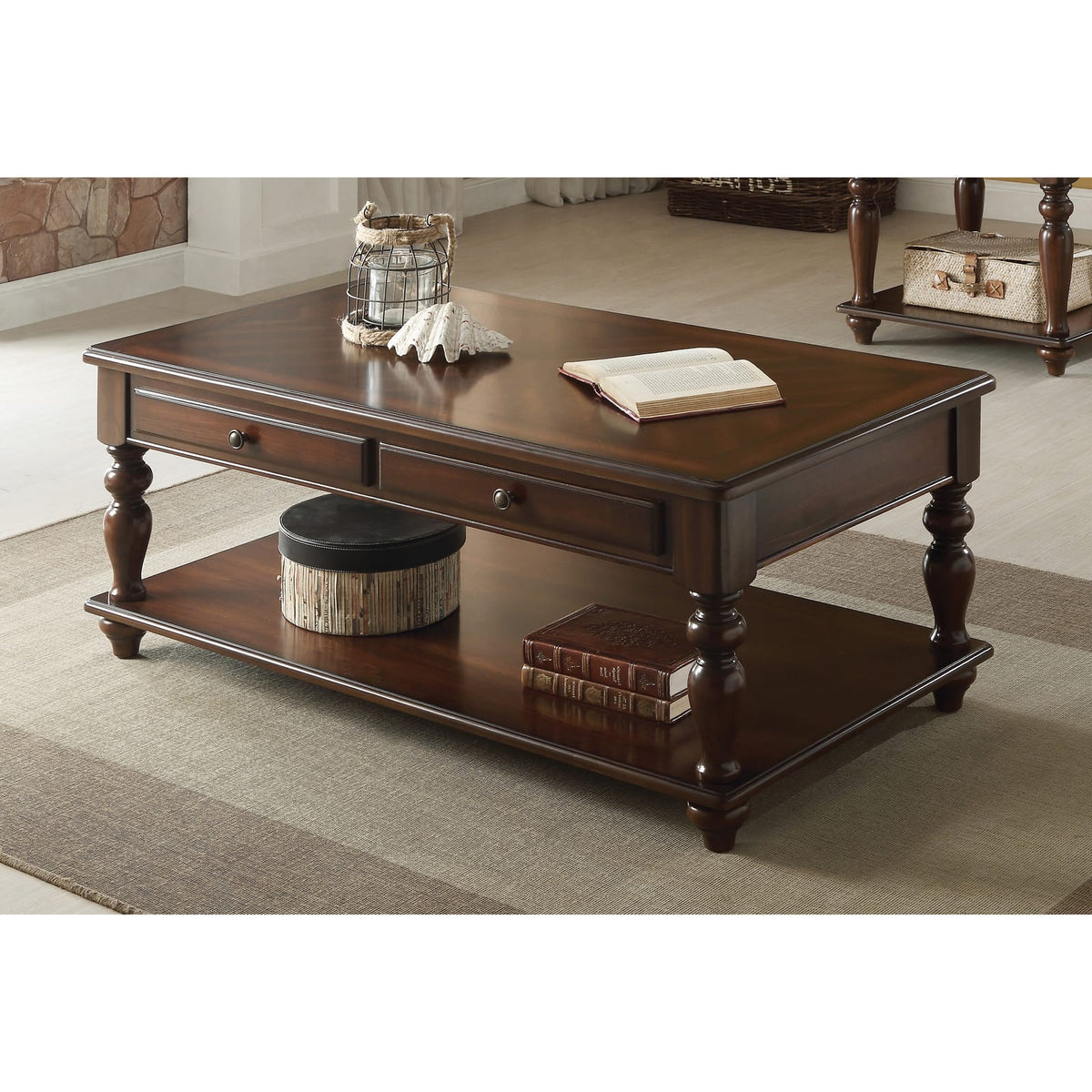 Walnut Coffee Table with Lift Top - Storage & Style