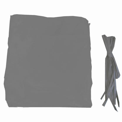 Grey Polyester Pergola Canopy Cover 12x9 Ft Replacement