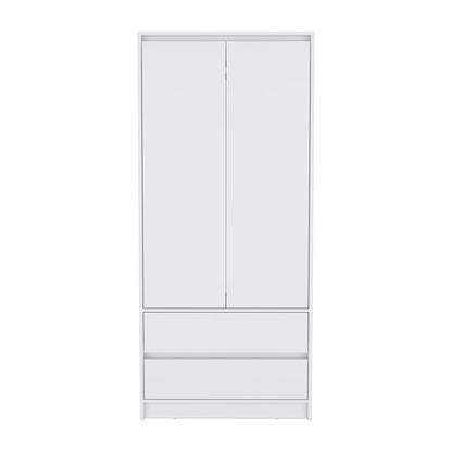 White Bedroom Dresser - 70.87" Wide Storage Cabinet