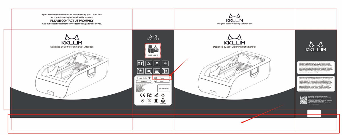 Smart Self-Cleaning Cat Litter Box with WiFi Monitoring