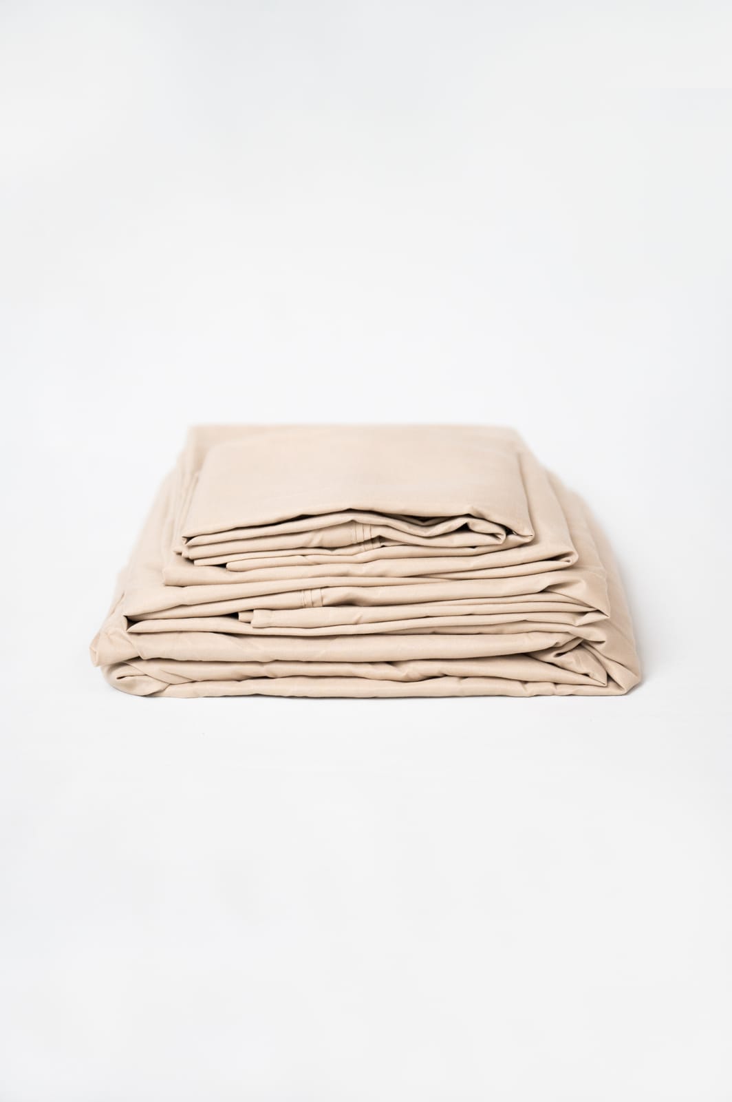 Khaki Microfiber Bed Blanket - 75 x 53 Inches