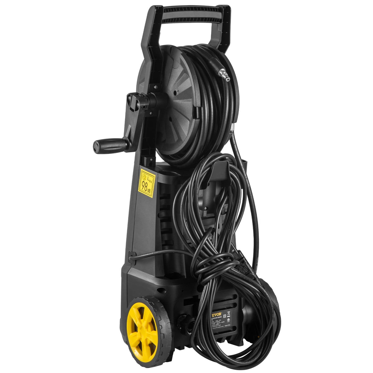 2000 PSI Electric Pressure Washer - Black Metal Frame