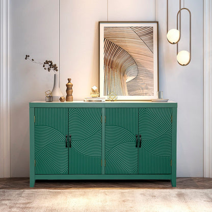 59" Dark Green Accent Cabinet - Storage & Dining Room