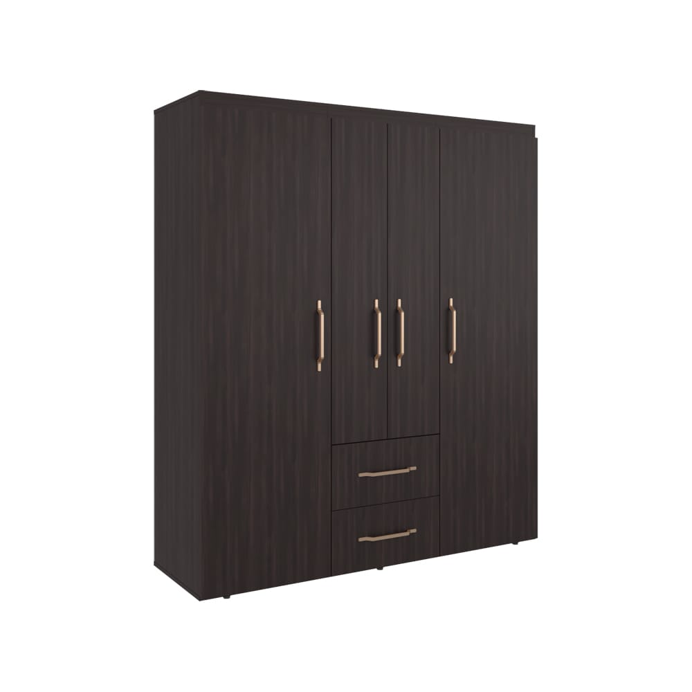 Brown Engineered Wood Dresser - 59" Wide Storage