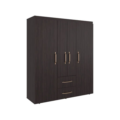 Brown Engineered Wood Dresser - 59" Wide Storage