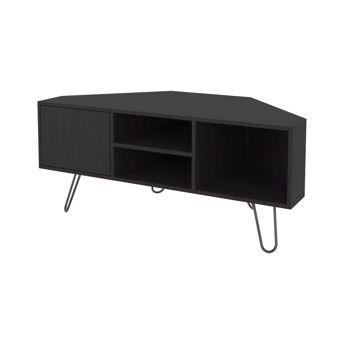 Wenge 1-Door TV Stand - Primary Living Space Storage