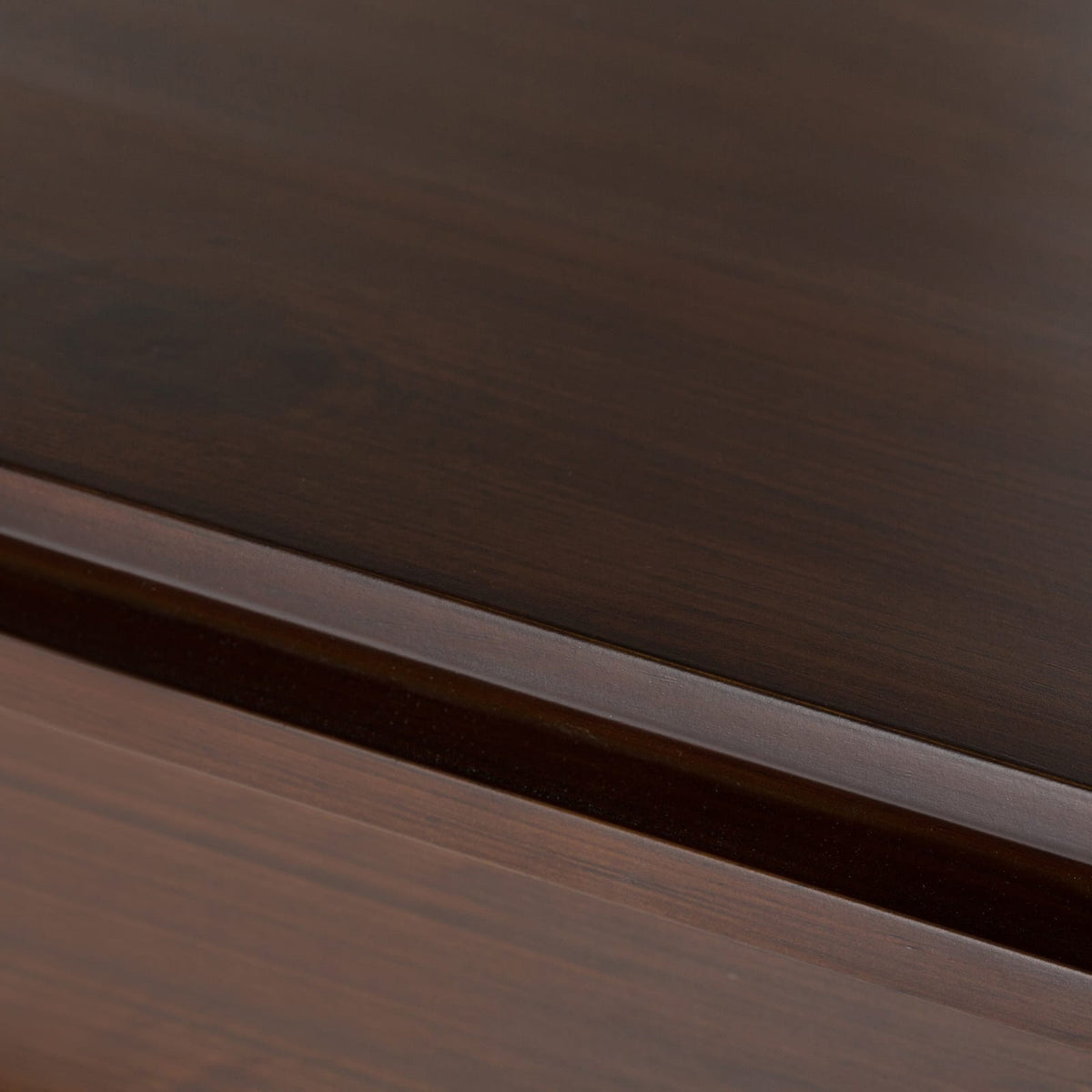 Dark Brown Wood Sideboard Buffet with Storage for Dining Room