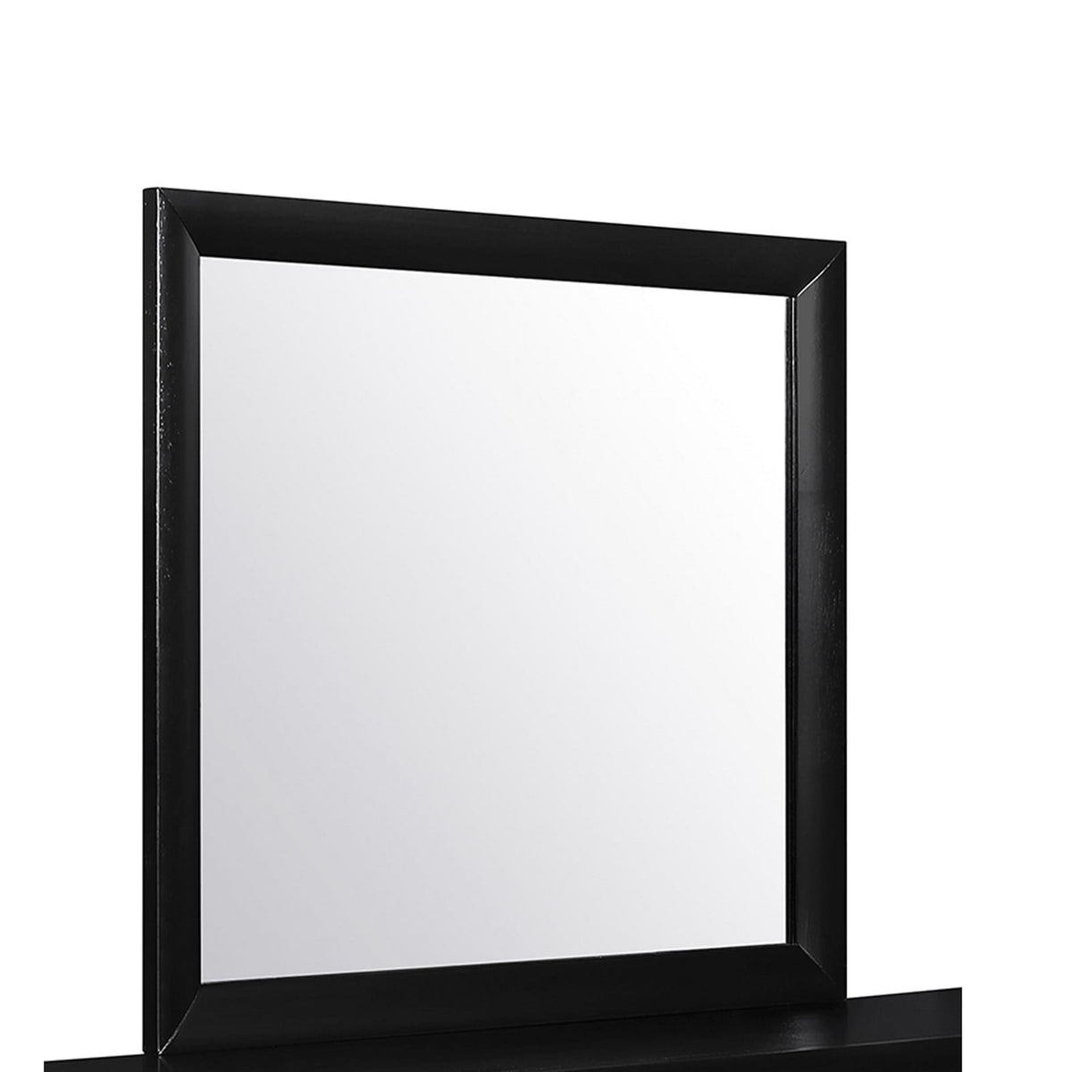 Lucille Black Mirror - Large Scale Vanity Mirror
