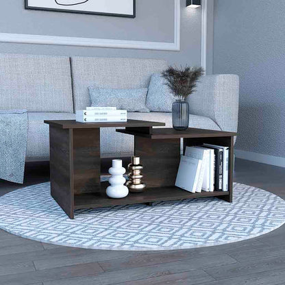 Wema Coffee Table - Espresso Brown Storage