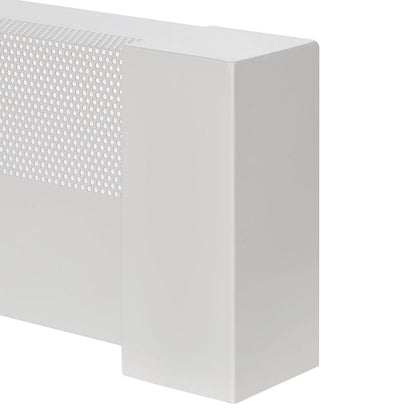 3ft White Baseboard Heater Cover - Steel Protection