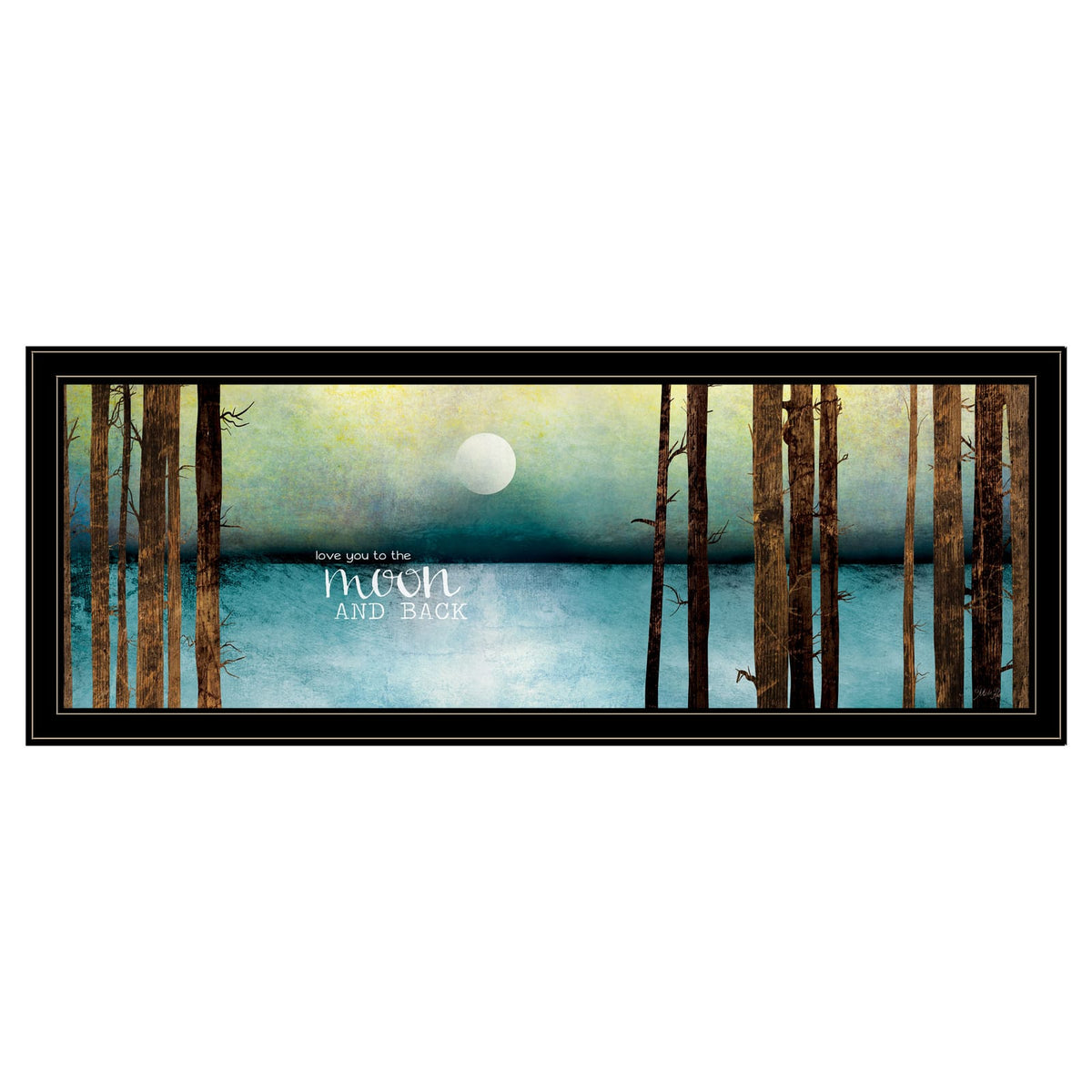 Black Framed Marla Rae Love You Print Wall Art