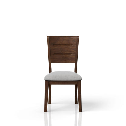 Mid-Century Modern Dining Chairs - Set of 2, Cherry Wood