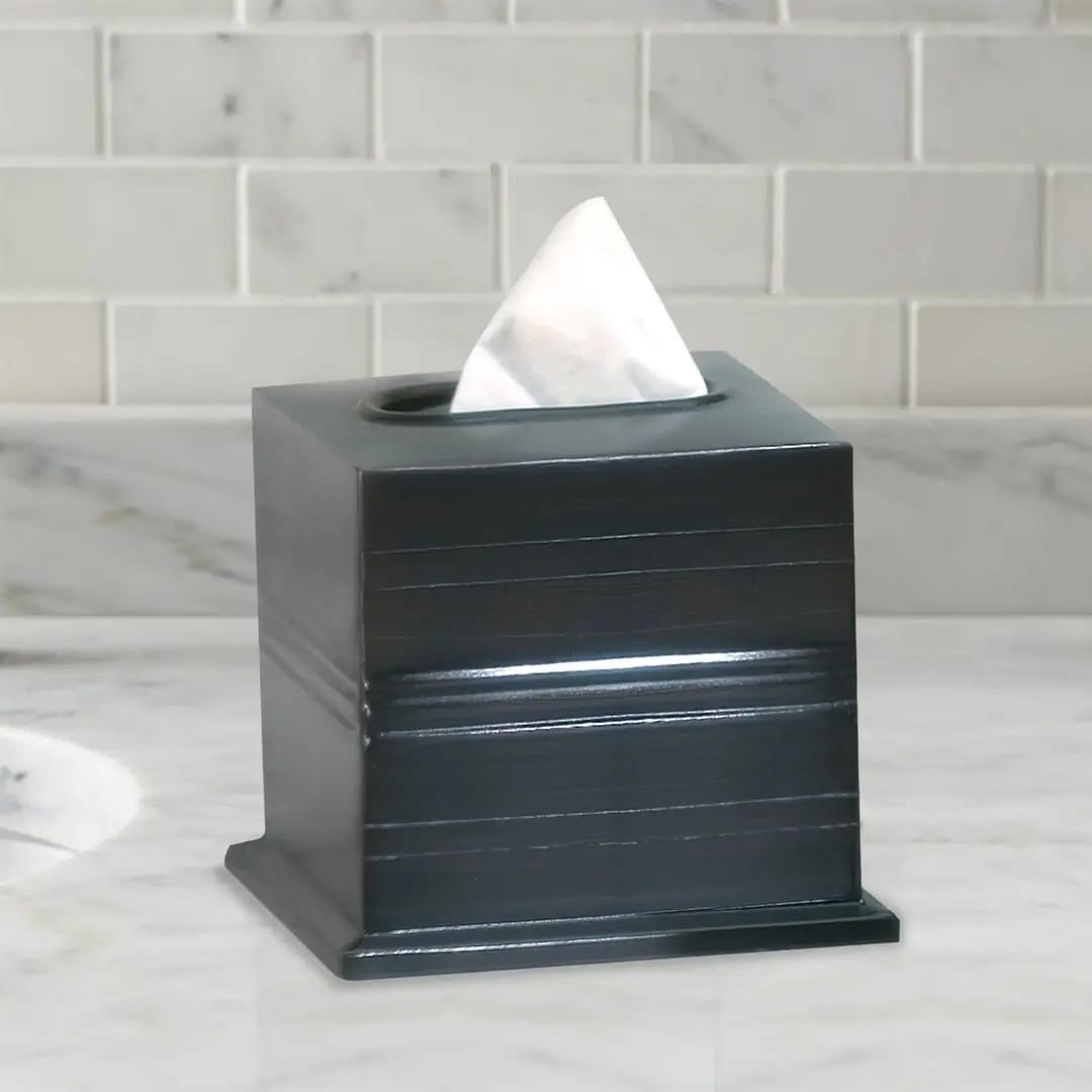 Oil-Rubbed Bronze Tissue Box Cover - Stainless Steel for Bathroom
