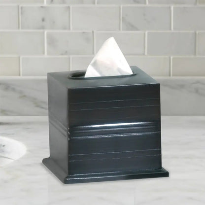 Oil-Rubbed Bronze Tissue Box Cover - Stainless Steel for Bathroom