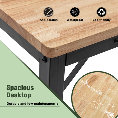 60" Adjustable Height Workbench with Power Outlets